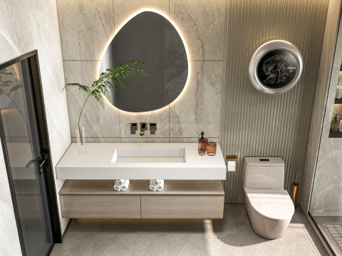 Bathroom full scene 31 3D Model