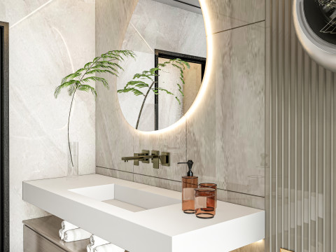 Bathroom full scene 31 3D Model