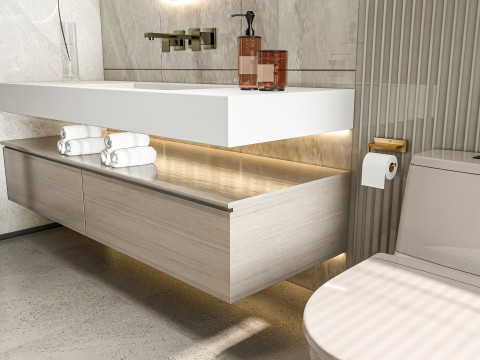 Bathroom full scene 31 3D Model