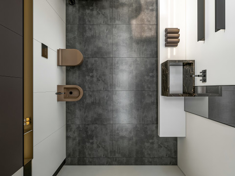 Bathroom full scene 33 3D Model