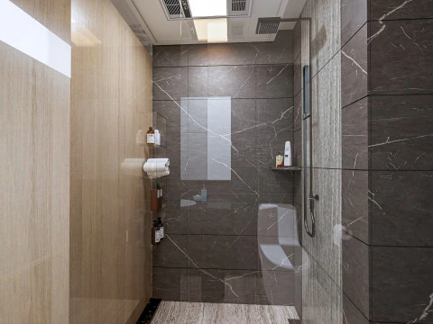 Bathroom full scene 55 3D Model