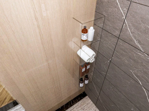 Bathroom full scene 55 3D Model