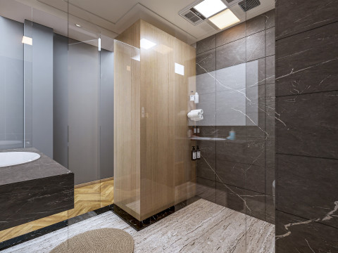 Bathroom full scene 55 Modèle 3D