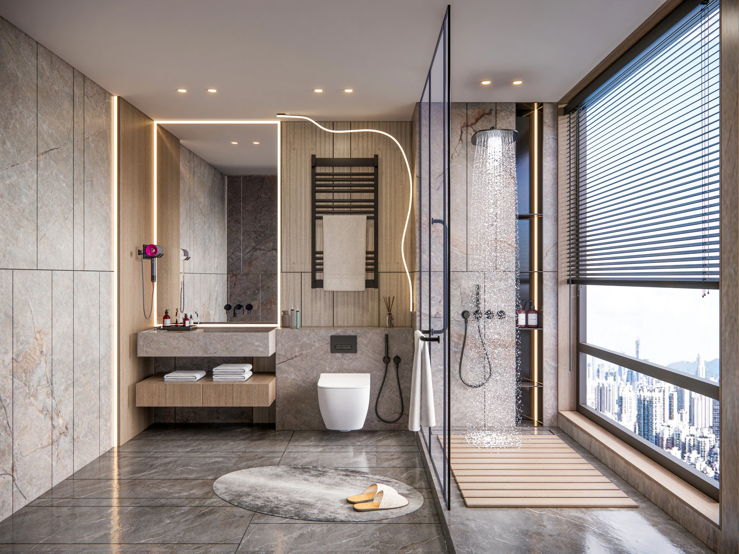 Bathroom full scene 57 3D Model .c4d .max .obj .3ds .fbx .stl .blend 