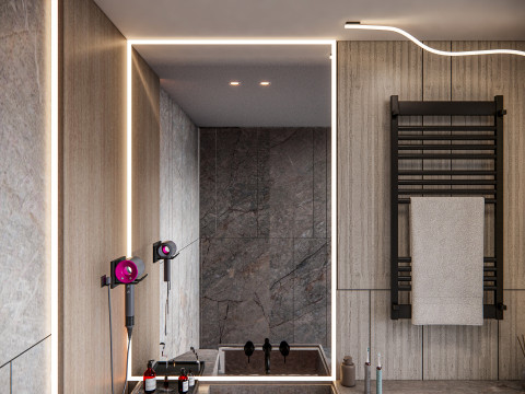 Bathroom full scene 57 3D Model