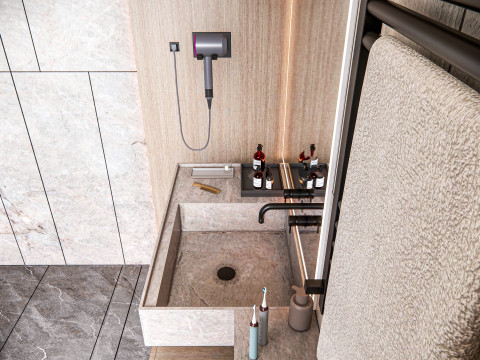Bathroom full scene 57 3D Model