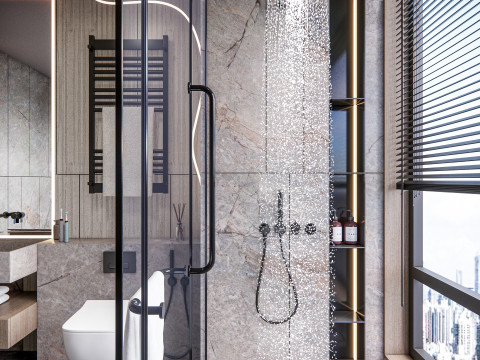 Bathroom full scene 57 3D Model
