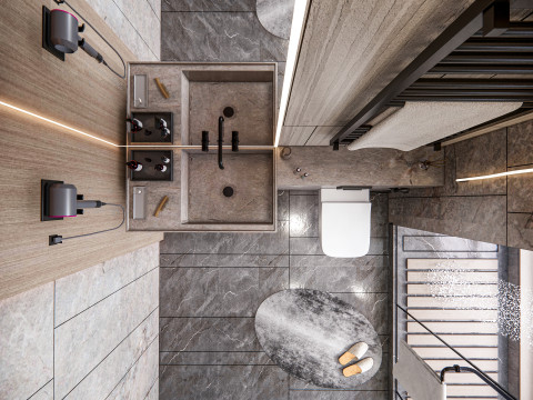 Bathroom full scene 57 3D Model