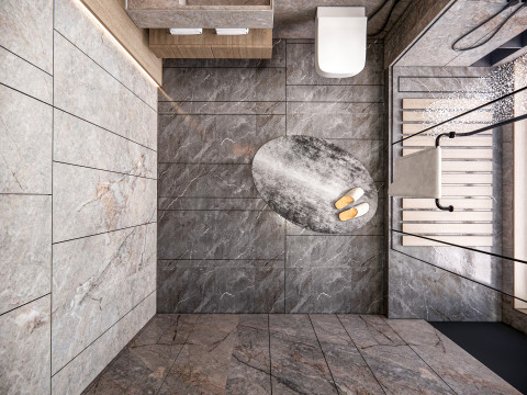 Bathroom full scene 57 3D Model