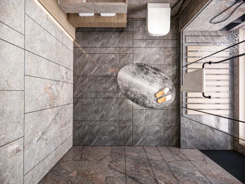 Bathroom full scene 57 3D Model