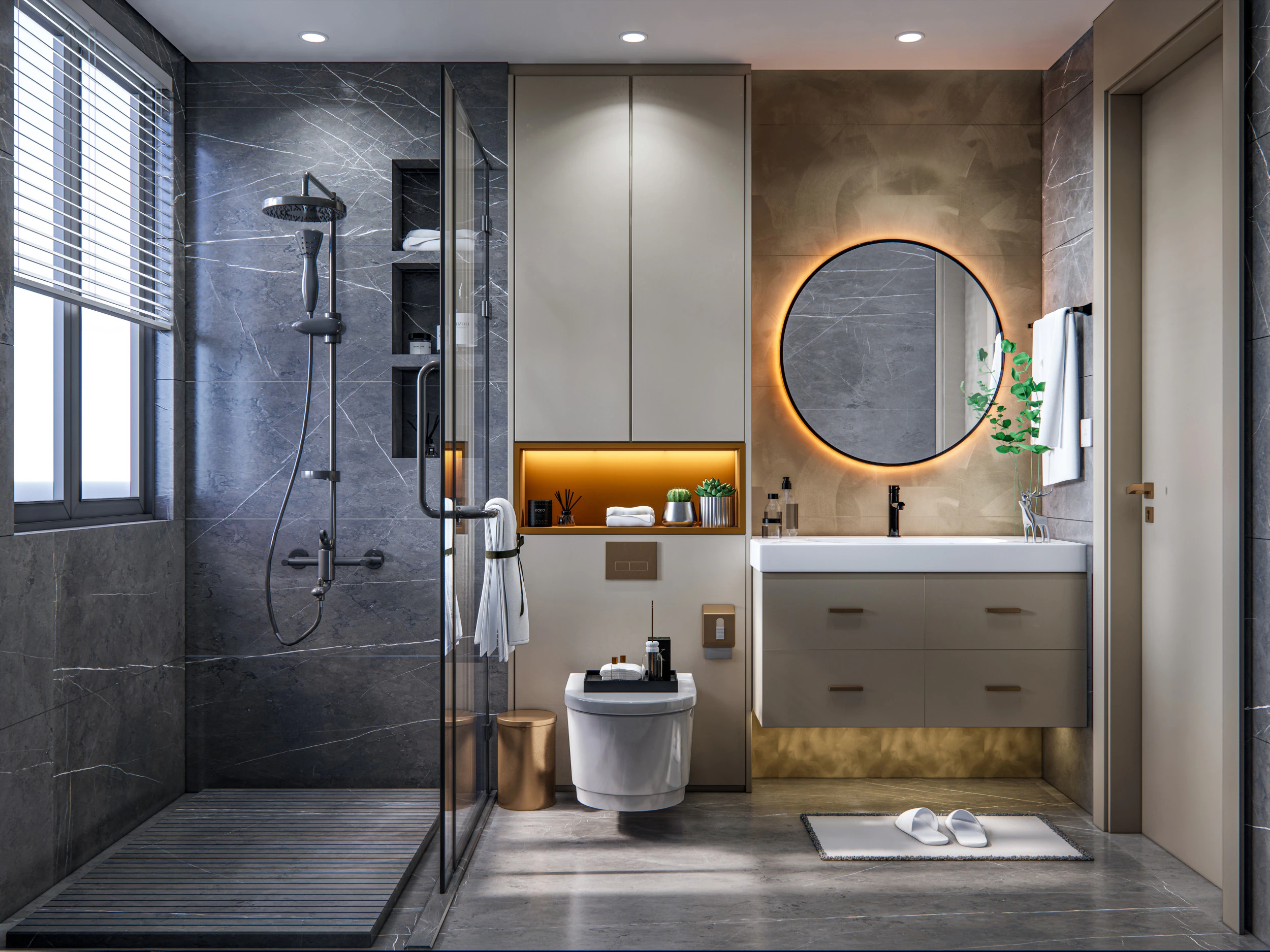 Bathroom full scene 79 3D Model .c4d .max .obj .3ds .fbx .stl .blend 