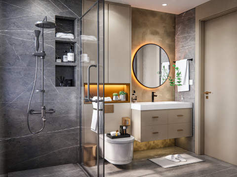 Bathroom full scene 79 Modelo 3D