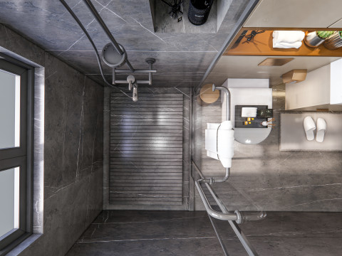 Bathroom full scene 79 Modelo 3D