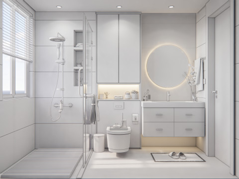 Bathroom full scene 79 Modelo 3D