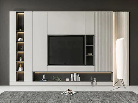 TV wall 14 3D Model