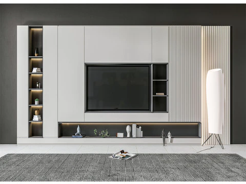 TV wall 14 3D Model