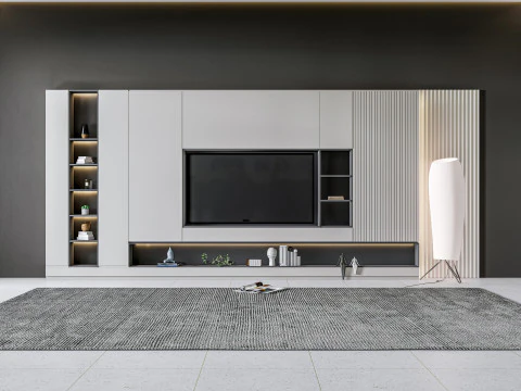 TV wall 14 3D Model