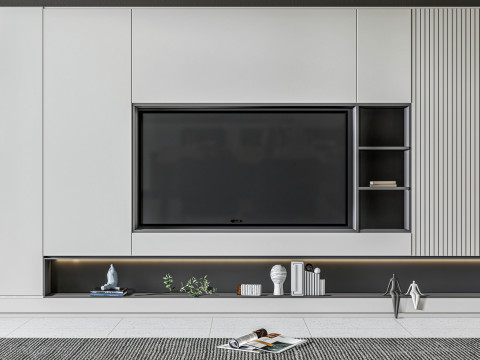 TV wall 14 3D मॉडल