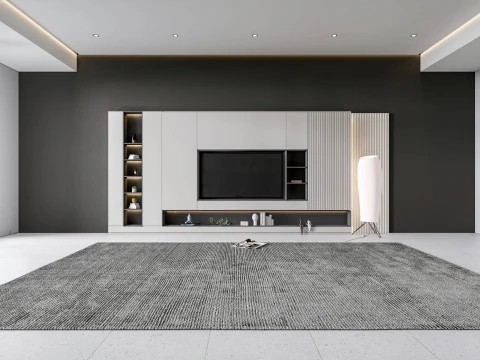 TV wall 14 3D Model