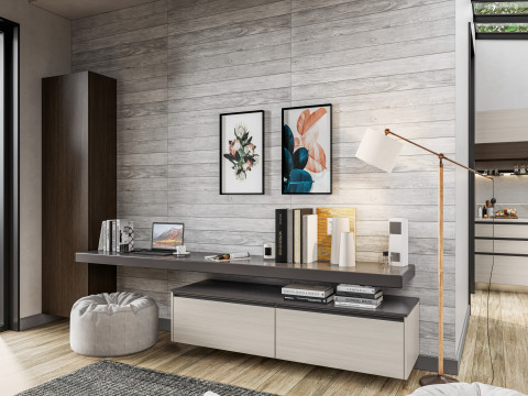 TV wall 31 3D Model