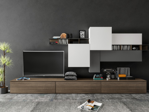 TV wall 32 3D Модель