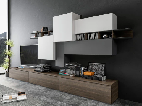 TV wall 32 3D Model