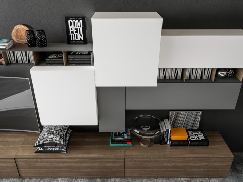 TV wall 32 3D Модель