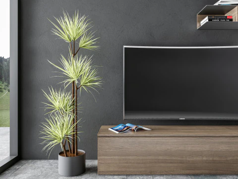 TV wall 32 3D Model