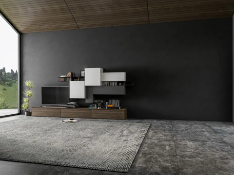 TV wall 32 3D Model