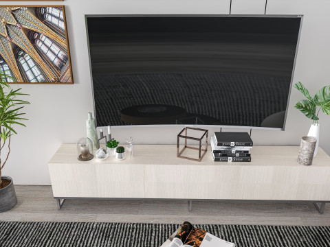TV wall 34 3D Model