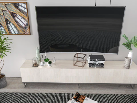 TV wall 34 3D Model