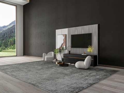 TV wall 35 3D Model
