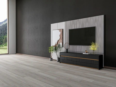TV wall 35 3D Model