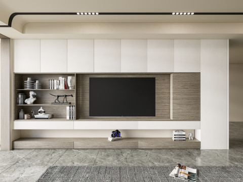 TV wall 36 3D Model
