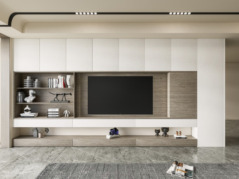 TV wall 36 3D Model