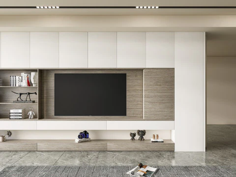 TV wall 36 3D Model