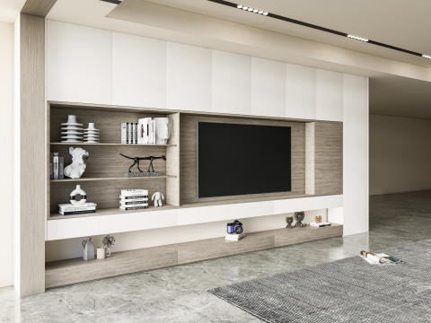 TV wall 36 3D Model