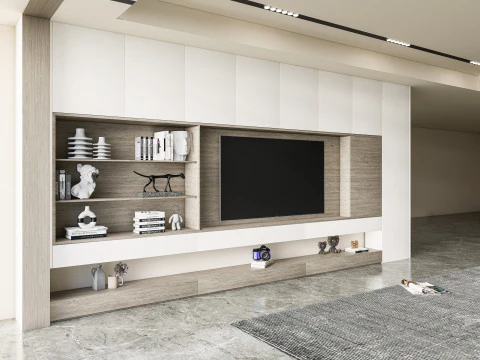 TV wall 36 3D Model