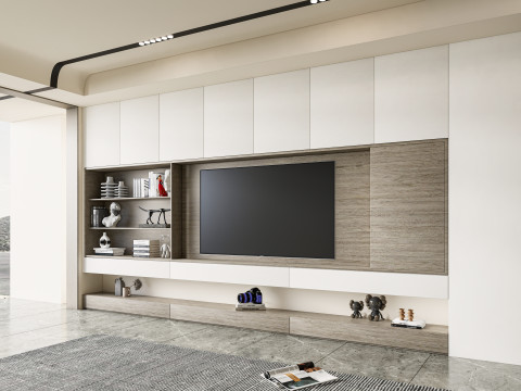 TV wall 36 3D Model