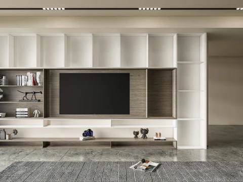 TV wall 36 3D Model