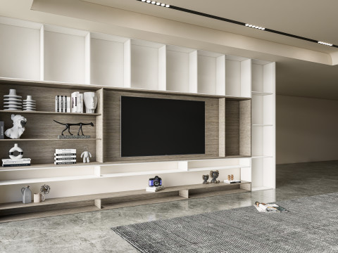 TV wall 36 3D Model