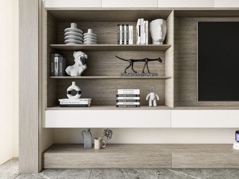 TV wall 36 3D Model