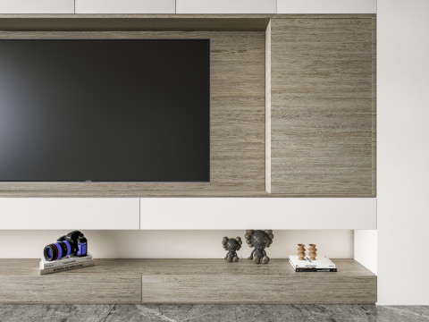 TV wall 36 3D Model