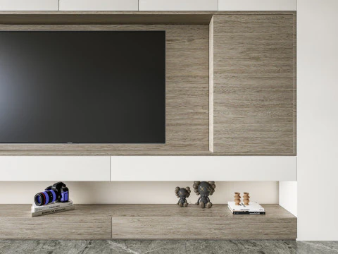 TV wall 36 3D Model