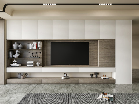 TV wall 36 3D Model