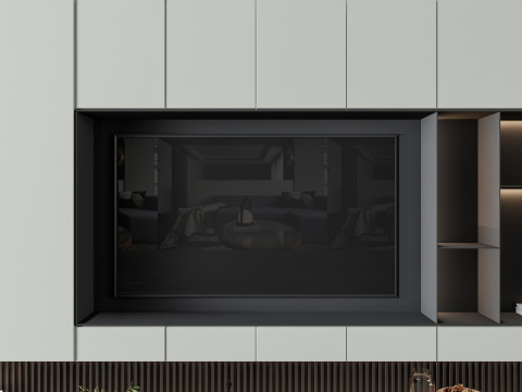 TV wall 37 3D Model