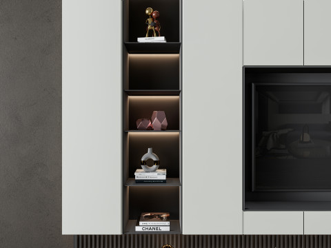 TV wall 37 3D Model