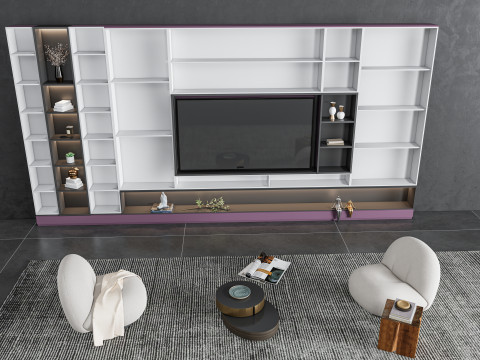 TV wall 38 3D Model