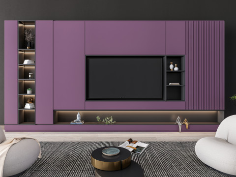 TV wall 38 3D Model