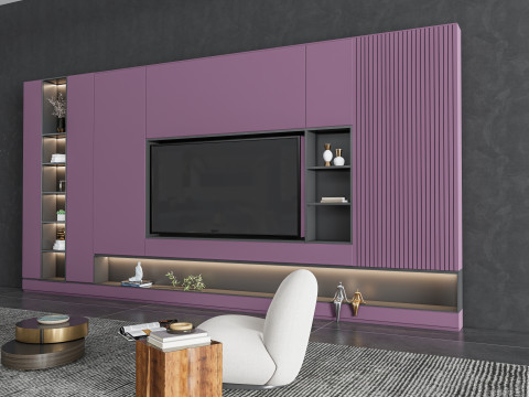 TV wall 38 3D Model